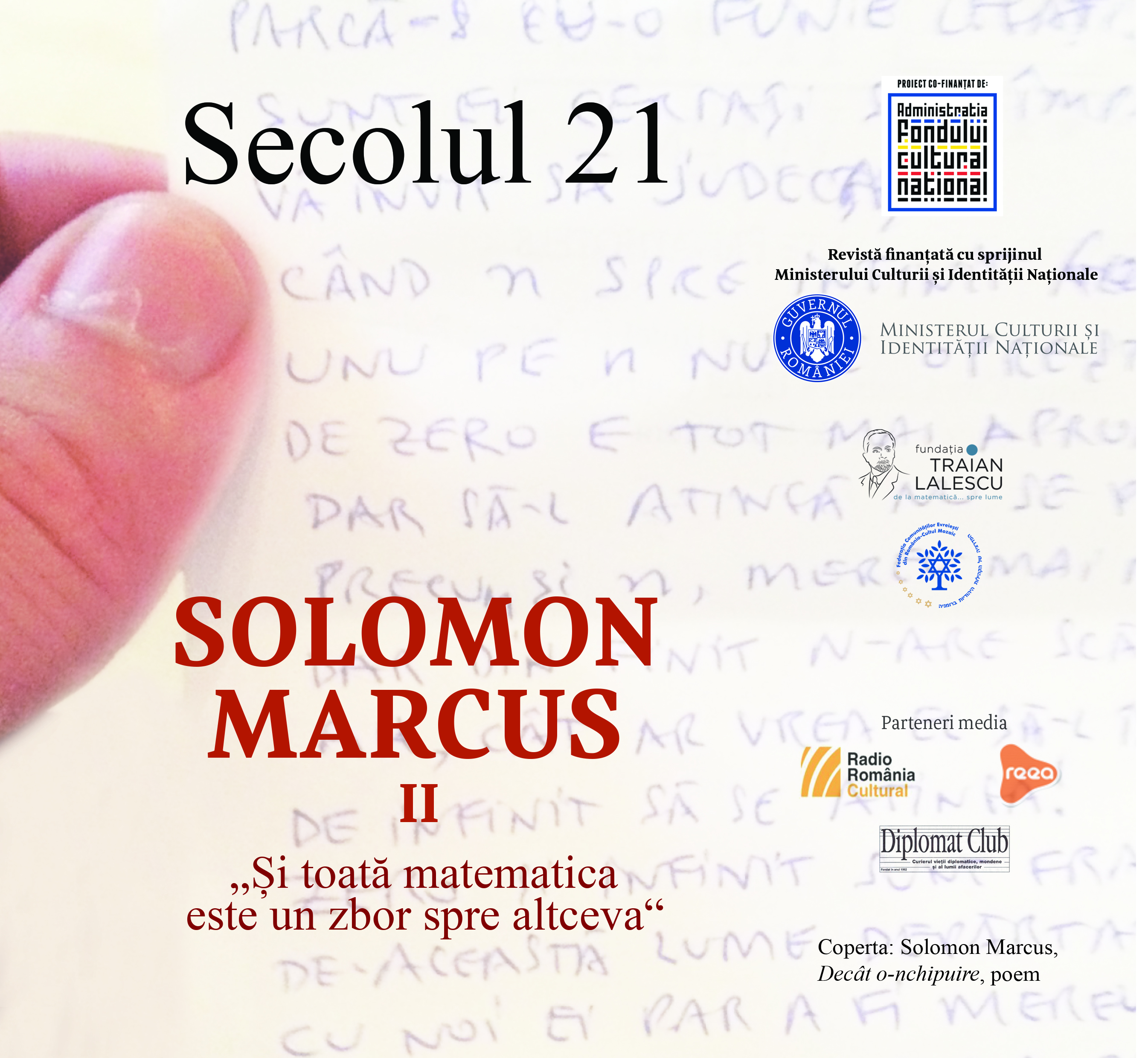 Secolul 21 - Solomon Marcu II 1-6/2018 coperta 1