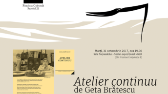 Lansare de carte și lectură: Atelier continuu de Geta Brătescu