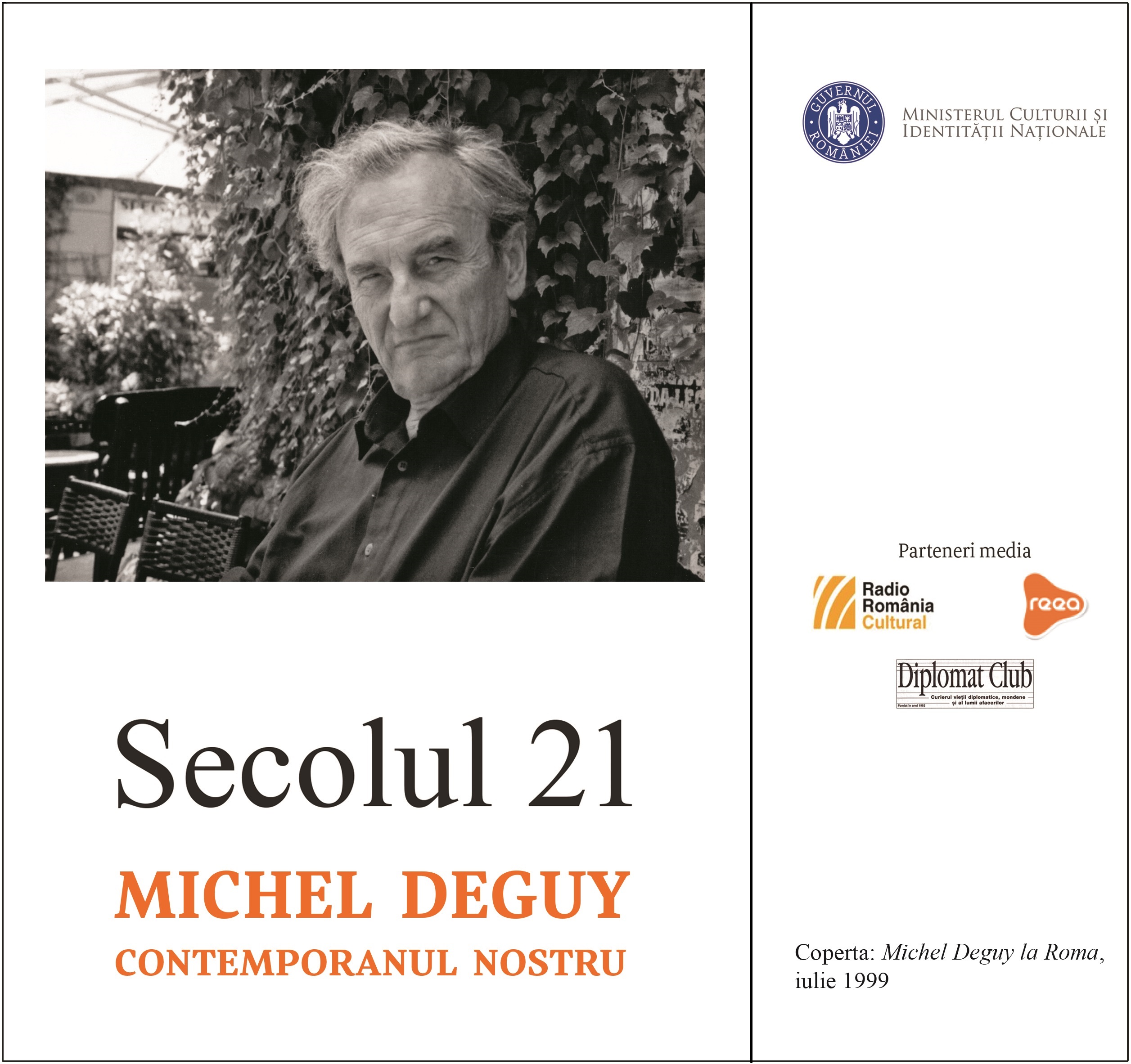 Secolul 21 - Michel Deguy 7-12/2019 coperta 1